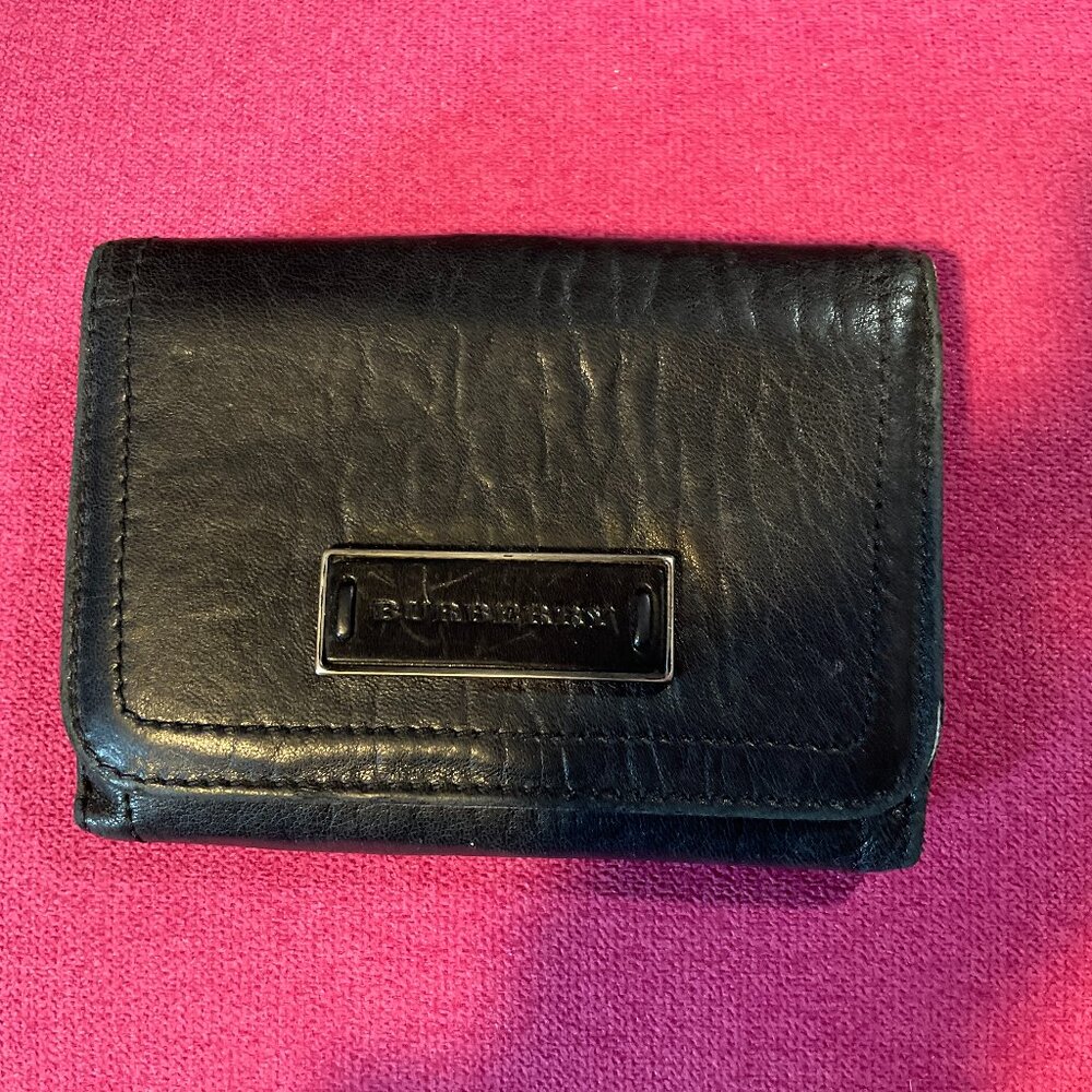 Burberry London Leather Compact Wallet